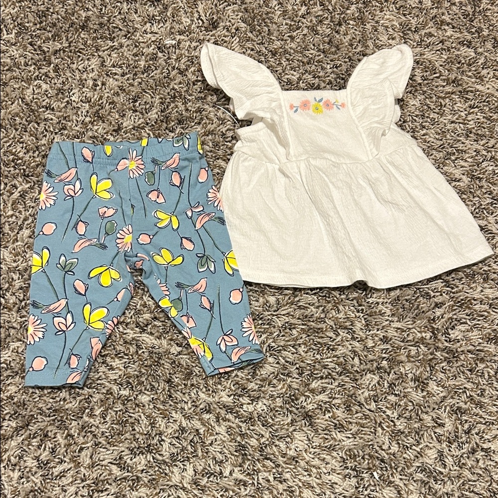 Carter's Soft White Baby Garment